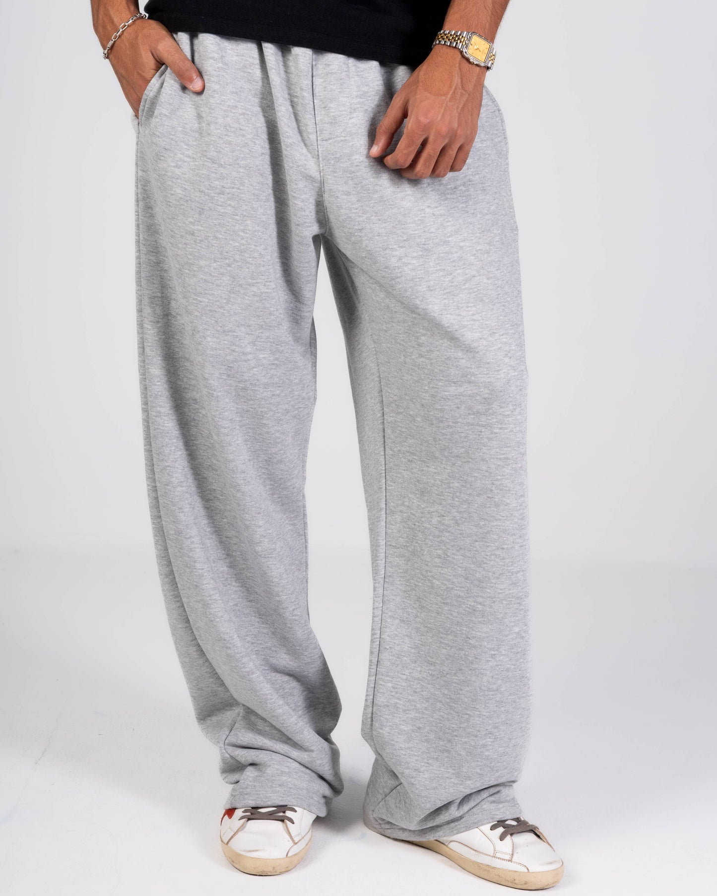 TEMA Wide Sweatpants – Grey