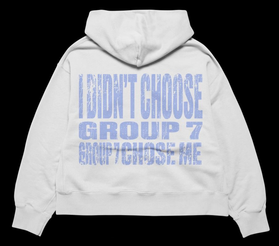 "G7 Chosen" White Hoodie