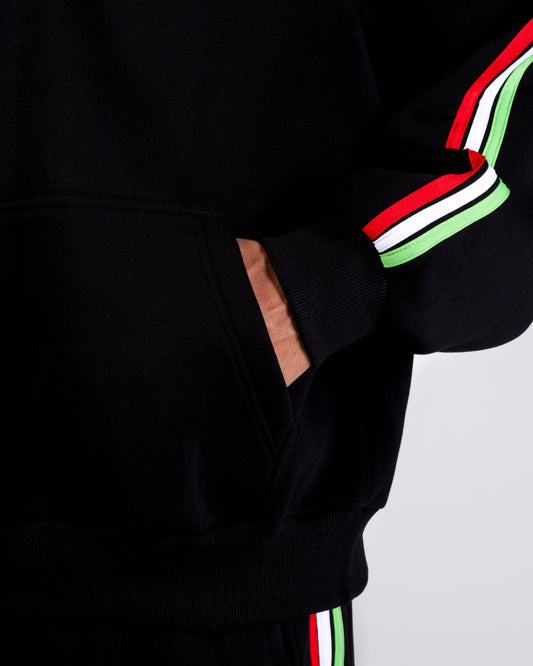 "Iconica" Black Hoodie
