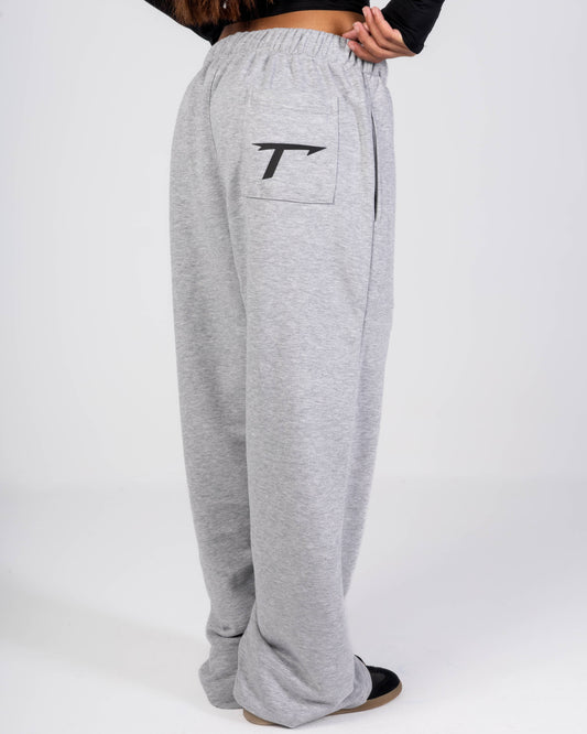 TEMA Wide Sweatpants – Grey