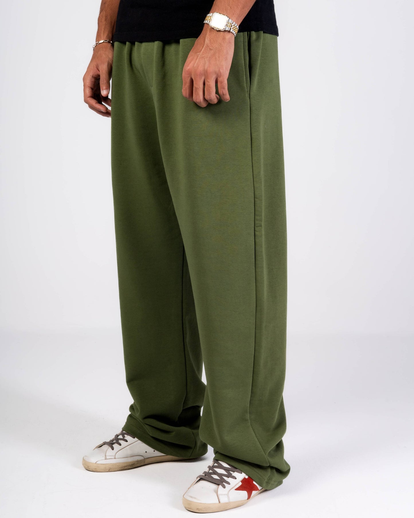 "Grass Roots" Olive Sweatpants