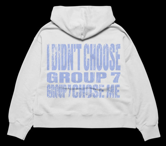 "G7 Chosen" White Hoodie